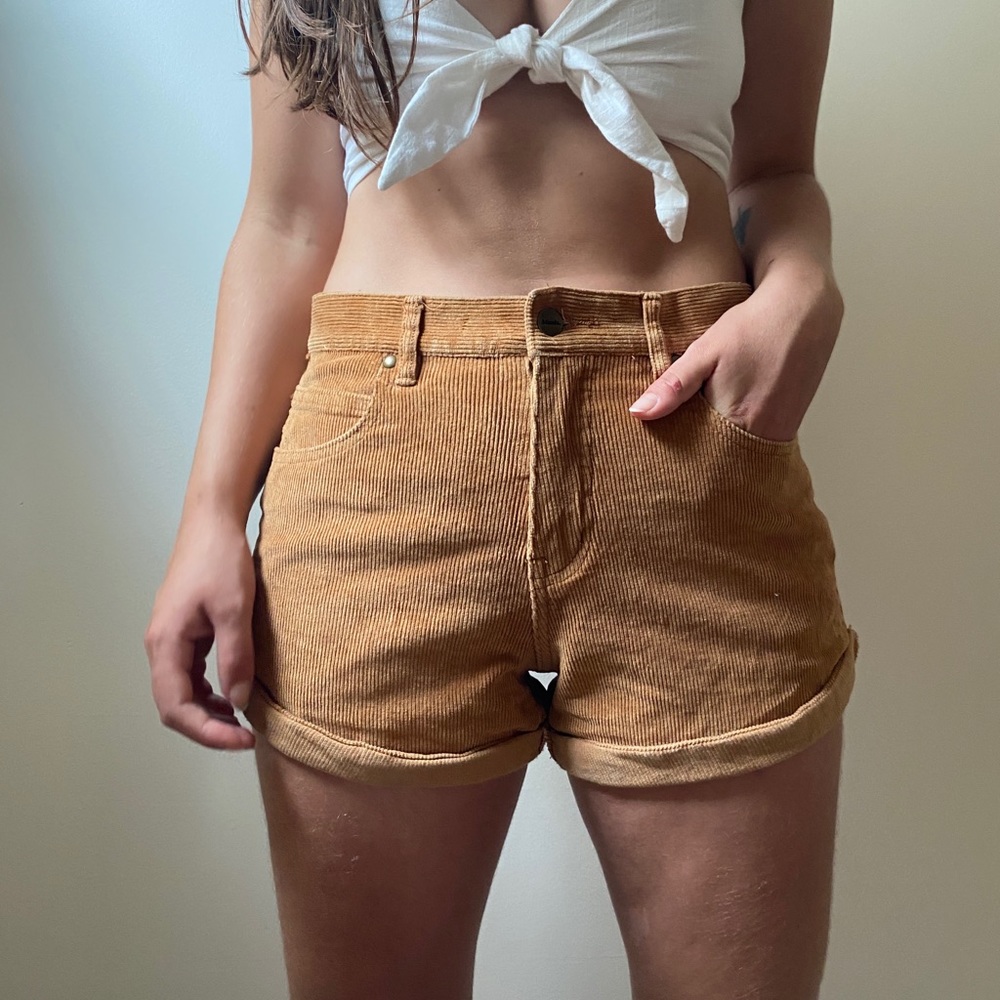 Afends corduroy shorts
